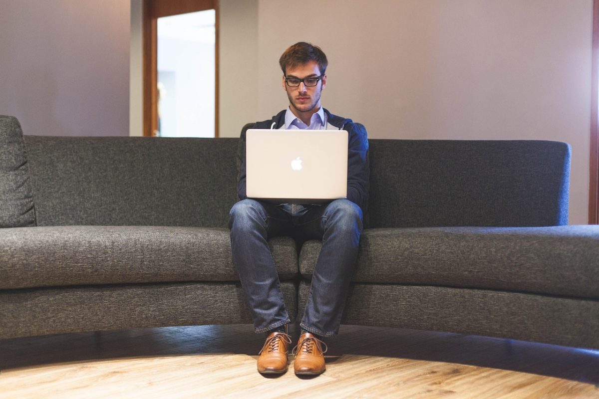 Man, laptop, businessman — Why Contractor Foreman is the Best Budget Choice for Construction Management
